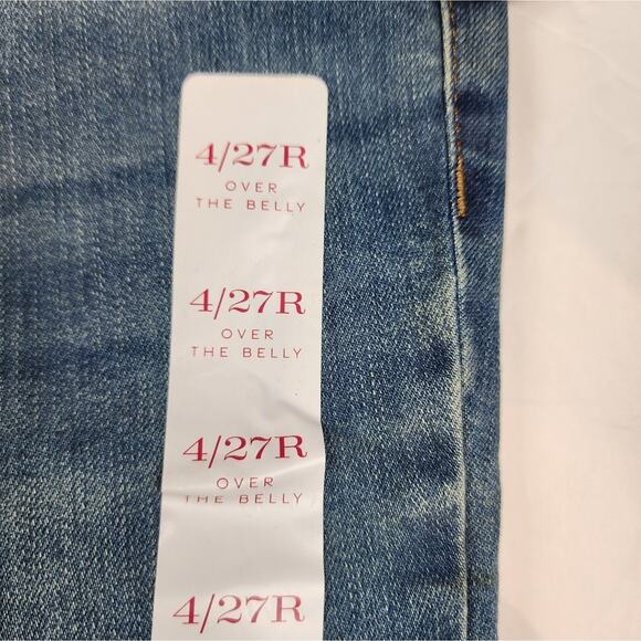 New Isabel Maternity Jeans Skinny Crossover Panel Stretch Jegging Size 4 - Picture 3 of 8